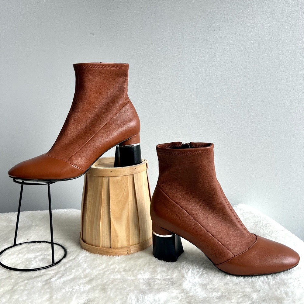 3.1 Phillip Lim Amber Leather Boots - Heels